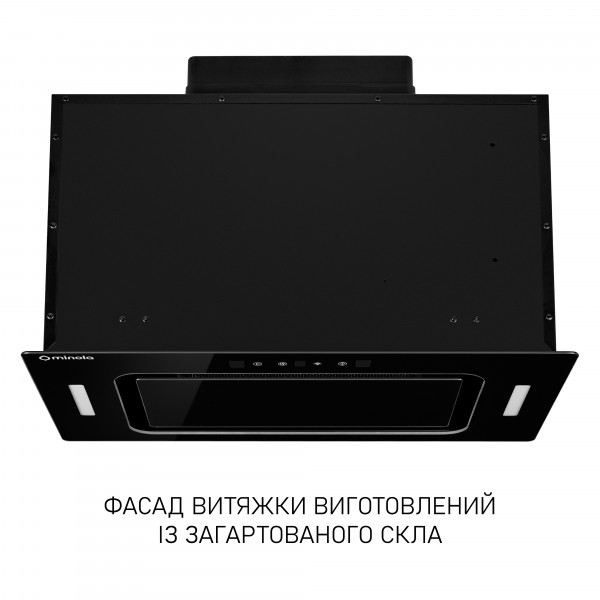 Витяжка повновбудована Minola BGH 5977 BL Silent - зображення 2