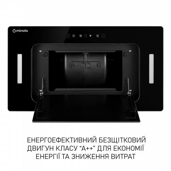 Витяжка повновбудована Minola BGH 5977 BL Silent - зображення 4