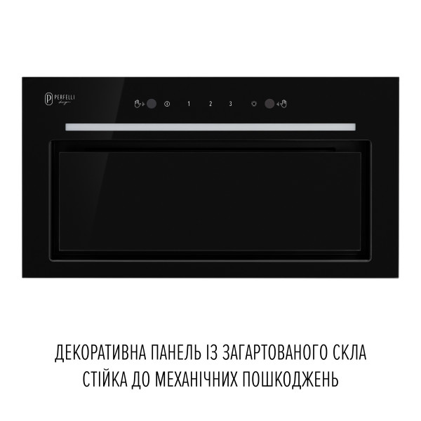 Витяжка повновбудована PERFELLI DESIGN FILINI 5 NW NERO SILENZIO - зображення 2