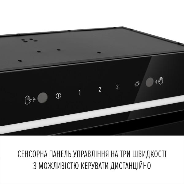 Витяжка повновбудована PERFELLI DESIGN FILINI 5 NW NERO SILENZIO - зображення 5