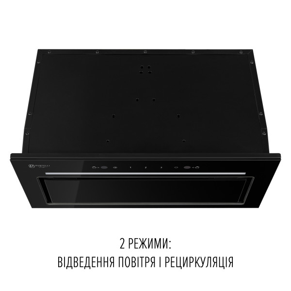 Витяжка повновбудована PERFELLI DESIGN FILINI 5 NW NERO SILENZIO - зображення 9
