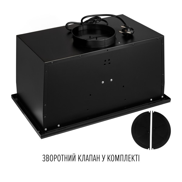 Витяжка повновбудована PERFELLI DESIGN FILINI 5 NW NERO SILENZIO - зображення 14