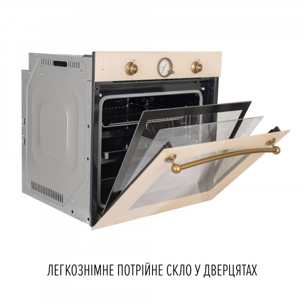 Perfelli 5905563501429 - зображення 6 Духова шафа електрична PERFELLI VINTAGE 6A8N BEIGE - зображення 6
