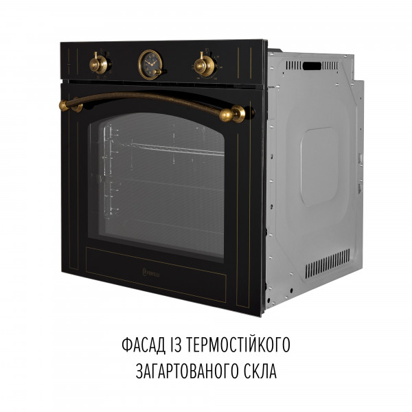 Perfelli 5905563501412 - зображення 8 Духова шафа електрична PERFELLI VINTAGE 6A8N NERO - зображення 8
